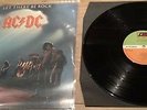 AC/DC Let There Be Rock 1977 UK 1st Press Vinyl LP A1B2 Porky Matrix Good+/EX+