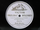 78rpm NELLIE MELBA sings LUCIA DI LAMMERMOOR - MAUVE VICTOR MELBA RECORD 95013