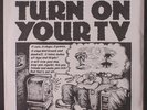 LARRY GROCE: Turn On Your Tv / The Hog And Dog Faction 45 (dj, w/ R. Crumb pict