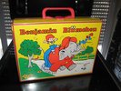 Benjamin Blümchen Kassettenkoffer mit Motiv Otto und Gulliver 80 er Jahre