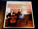 ROSTROPOVICH RICHTER BEETHOVEN CELLO & PIANO SONATAS PHILIPS 835182/3 2LP BOX EX