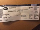 Cigarettes after Sex, Konzertkarte