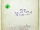 BOB DYLAN GWW Seems Like A Freeze Out LP RED Vinyl TMOQ BD-501 K-1242