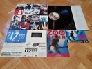 U2  SPANISH SET LP ACHTUNG BABY ZOO TV STICKER + COUPON +3 PROMO SHEET