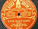 GIUSEPPE DE LUCA Odeon Fonotipia 59077/8 Don Pasquale - Don Giovanni OPERA 78RPM
