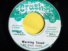 SOUL TOPS Reggae 45rpm Warning Sound b/w Version by Soul Syndicates LISTEN