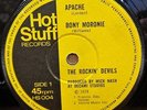 THE ROCKIN' DEVILS APACHE EP OG UK HOT STUFF RECORDS 7