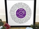 Prince Purple Rain | 12 Inch Vinyl LP Size Pop Art Framed Print | Music Gift