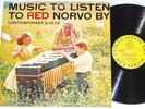 Red Norvo Music To Listen To Red Norvo By VINYL BARNEY KESSEL MONO JAZZ VG++ EX