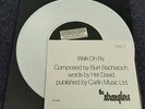 The Stranglers- Walk on By. White Vinyl 7