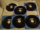 6 FATS DOMINO RECORDS-IMPERIAL-BLUEBERRY HILL (7 INCH) 45'S