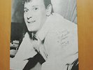 GENE VINCENT 60s RARE AFFICHE FRENCH POSTER ORIGINAL 59x38 cm