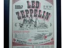 LED ZEPPELIN+Earls Court+POSTER+AD+RARE ORIGINAL 1975+FRAMED+EXPRESS GLOBAL SHIP