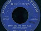 GERRI TAYLOR Empty Arms and Bitter Tears NORTHERN SOUL 45 on CONSTELLATION