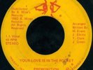 PREMONITION Your Love Is In The Pocket BOOGIE FUNK 45 on INSIGHT INT'L