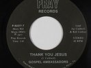 Funk Gospel 45 - Gospel Ambassadors - Thank You Jesus - Pray - mp3