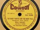 Cowboy 1201 - Bill Haley & 4 Aces of Western Swing - scarce Bill Haley 78rpm