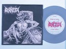 Death Metal 45 DERKETA Premature Burial SERAPHIC DECAY mauve wax pic sleeve HEAR