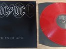 AC/DC Back In Black LP 180g Translucent Red Heavyweight Vinyl EX/NM