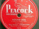 Rare Blues Rocker 78 WILLIE MAE BIG MAMA THORNTON Hound Dog PEACOCK HEAR