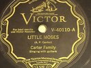 78 rpm Rare Old Time Gospel by the Carter Family on Victor V-40110 grade VG-VG+