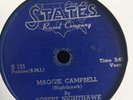ROBERT NIGHTHAWK STATES S 131 BLUES 78 RPM E- *TOMMY JOHNSON* MAGGIE CAMPBELL