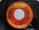 Rare soul 45 by Len Woods on a PROMO Revue Do It Funky