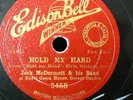 JOCK McDERMOTT (Bowlly) Hold My Hand/ Mona Lisa (Cond. E-) SCARCE