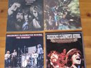 4 CREEDENCE CLEARWATER REVIVAL RECORD ALBUMS: PENDULUM BAYOU CONCERT CHRONICLE