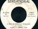 ROBERT VANDERBILT A Message Especially From STONE BLACK GOSPEL 45 on SENSATIONAL