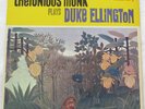 THELONIOUS MONK -PLAYS DUKE ELLINGTON- RIVERSIDE 12-201 MONO LP DG NICE