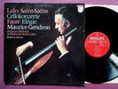 PHILIPS Stereo 6500 045, LALO, SAINT-SAËNS: Cello Concertos, GENDRON, BENZI, NM