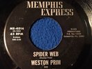 Weston Prim & Blacklash 45 SPIDER WEB / SIMMERIN Memphis Express FLORIDA FUNK