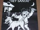 UK SUBS STUNNING UK RECORD COMPANY PROMO POSTER FOR 'HEY SANTA' 12