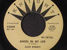ALLEN ROBERTS: Angel In My Life / Give Me Your Hand 45 (dj, cool Rhumba Doo-Wop