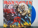 IRON MAIDEN - THE NUMBER OF THE BEAST LTD RE-LP BLUE COLOR WAX RARE EX DICKINSON