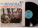 RIVIERAS: Campus Party LP Riviera 701 Rare Garage Surf Rock - Play Tested EX