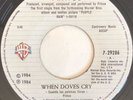 PRINCE - When Doves Cry / 17 Days - RARE GUATEMALA 45