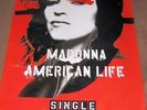 MADONNA X 2 LARGE REC COM PROMO POSTERS ‘AMERICAN LIFE’ SINGLE 14th APRIL 2003