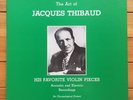 The Art of Jacques Thibaud • Favourite Violin Pieces • IMPS-1004/7 (4LP)