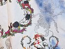 UNIQUE Wearable Art - B Rude-Hand painted denim-signed by  BOY GEORGE