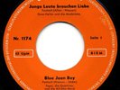 TOPSI – BLUE JEAN BOY (MARY ROOS 1st) - DONAULAND EP – DEUTSCHER R`N`R -