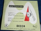 BEETHOVEN / SCHURICHT / BOHM  SYMPHONY 1&8; UK LP DECCA GOLD LXT 2824