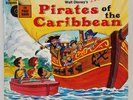 Walt Disney's Pirates of the Caribbean: A Disneyland Record and Book 1970 RARE