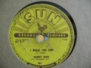 JOHNNY CASH GET RHYTHM / I WALK THE LINE ROCKABILLY 78 ON SUN 241