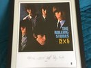 Rolling Stones: 12x5 Limited Edition Clear Vinyl + Signed Framed Lithograph