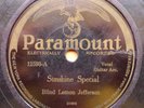 BLIND LEMON JEFFERSON 78 PARAMOUNT 12593 SUNSHINE SPECIAL