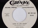 Doo Wop Rocker 45 CHRIS POWELL Love Ya like Crazy GROOVE promo HEAR