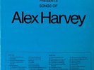 ALEX HARVEY - SONGS OF ALEX HARVEY - UNITED ARTISTS PUB. - PROMO LP - SEALED