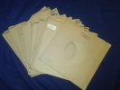 100- BROWN  RECORD COMPANY SLEEVES 45's  LOT